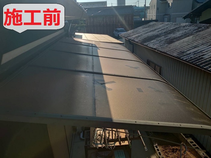 テラス屋根工事前２